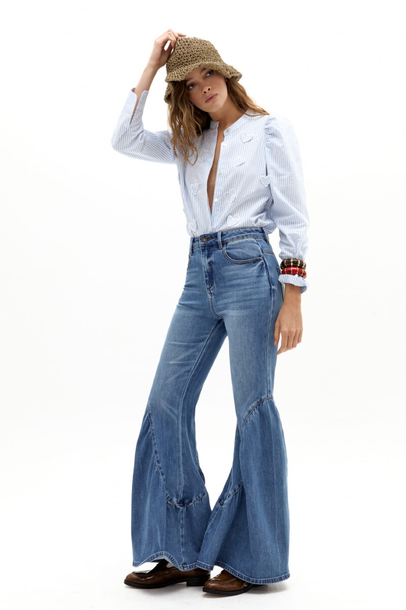 Pantalón en Denim Gypsy Washed Indigo