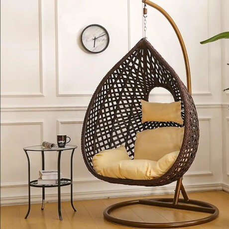 Sillón Colgante Marrón Hawai Altura 196cm x Ancho 105cm x Largo 105cm Sillón Colgante Marrón Hawai Altura 196cm x Ancho 105cm x Largo 105cm