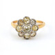 Anillo Antiguo Oro 18K Con Brillantes Anillo Antiguo Oro 18K Con Brillantes