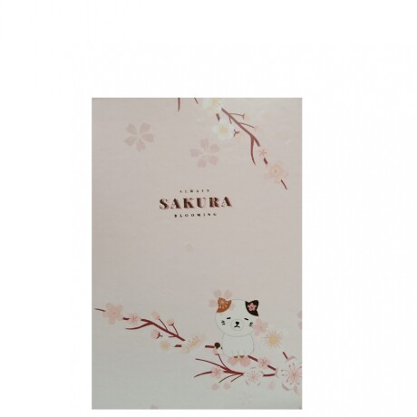 Cuaderno Sakura A5 diseño 1