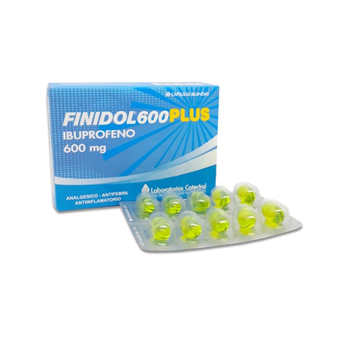 FINIDOL 600 PLUS CJ X 20 CÁPS. BLANDAS única