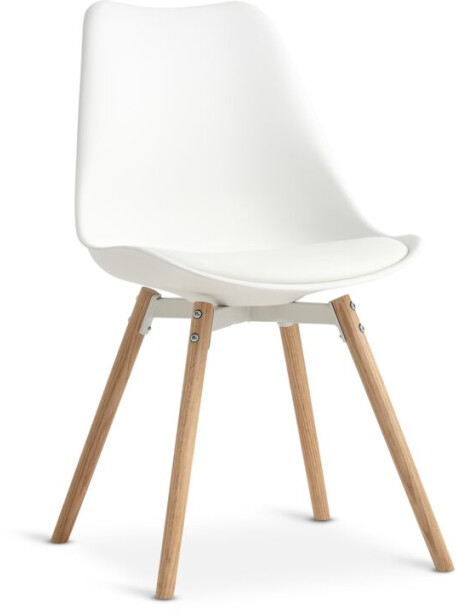 Silla de comedor KASTRUP blanco/roble Silla de comedor KASTRUP blanco/roble
