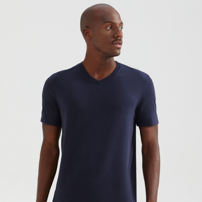 CAMISETA MM MASC AZUL ESCURO