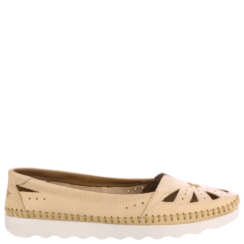 Zapato de Mujer Freeway Casual Flex Beige Natural