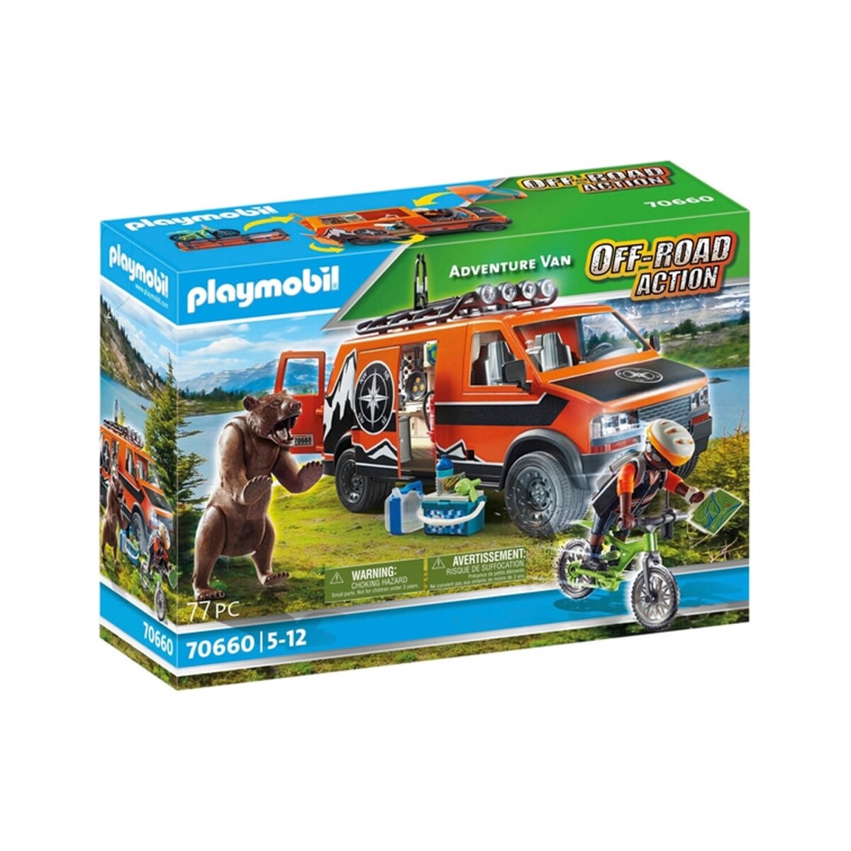 Playmobil Off Road camioneta de aventura 77 piezas 