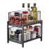 Organizador de Cocina Multiuso Alacena Bajo Mesada 2 Estantes extraibles IMBACK Organizador de Cocina Multiuso Alacena Bajo Mesada 2 Estantes extraibles IMBACK