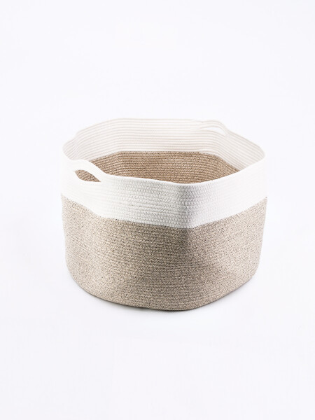 CESTO ORGANIZADOR BEIGE