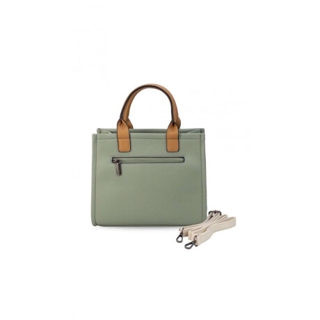 Cartera Marilyn Salvia Suela Y Crudo