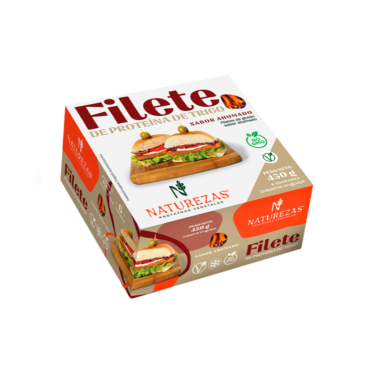 Filete De Trigo Ahumado Naturezas 450 Grs 