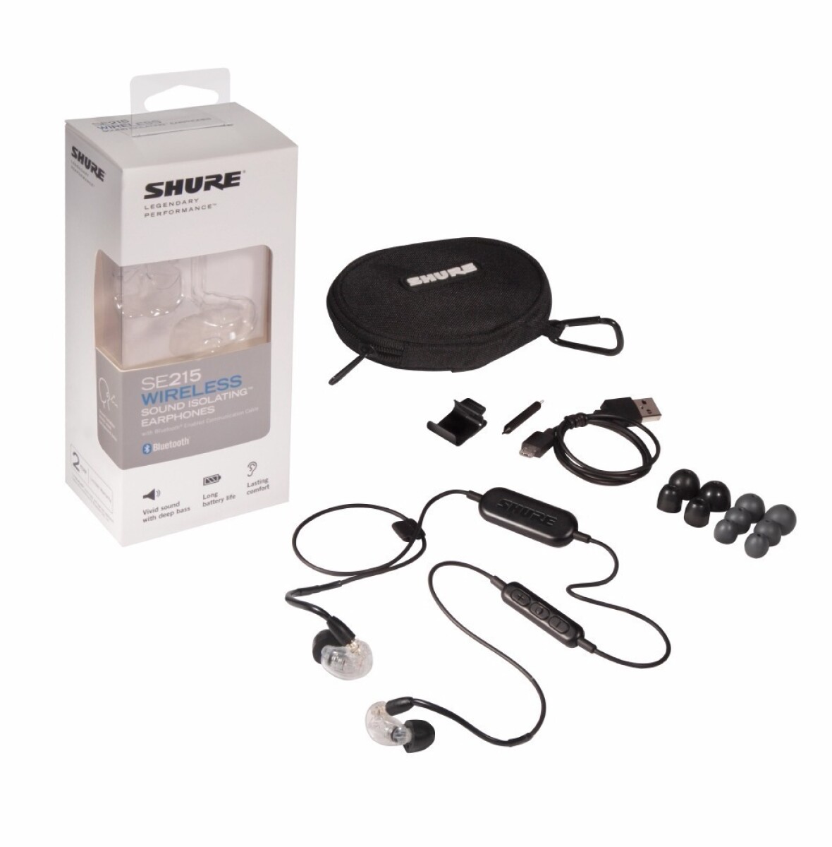 Auriculares Bluetooth Shure Se215clbt1 Clear 