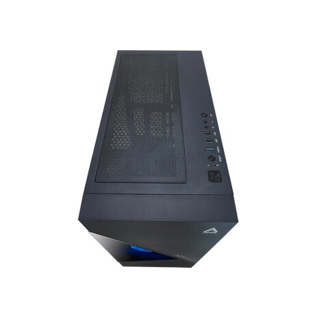 Azza - Gabinete Exlipse CSAZ-440. Ventana Vidrio Templado. Color Negro. Incluye X1 Rgb Digital 120MM 001