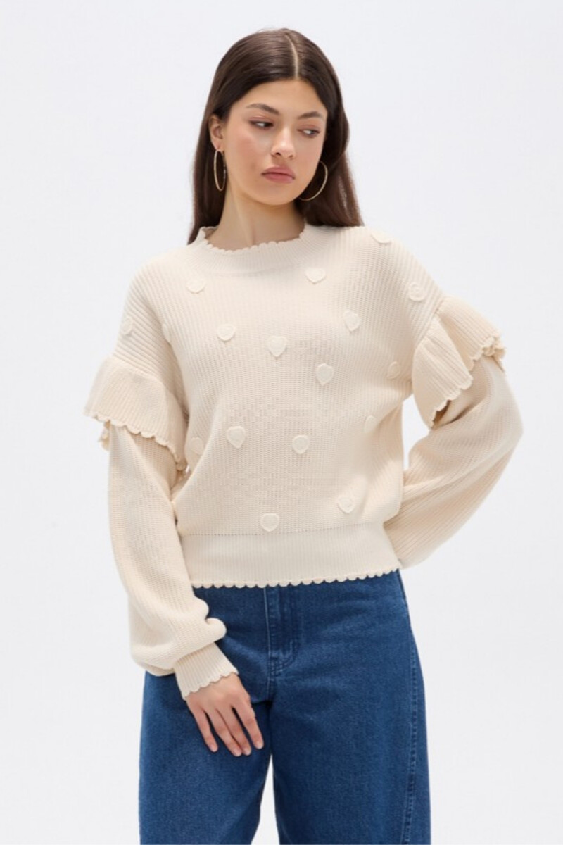 Sweater Nurvia - Crudo / Natural 