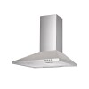 CAMPANA EXTRACTORA PIRAMIDAL 60CM PUNKTAL C/LUZ LED Acero