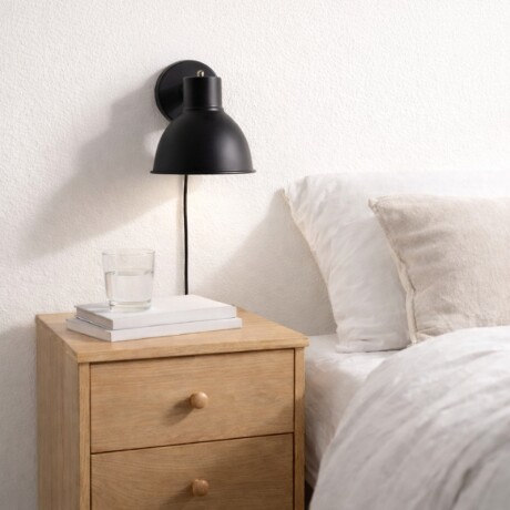 ARTEFACTO DECORATIVO DE PARED ALPHA Luminara de Pared Alpha Negro