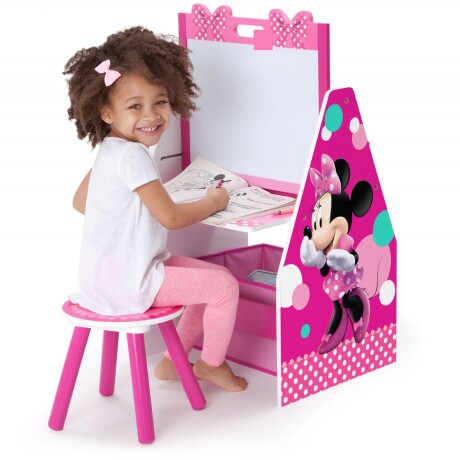 Mesa de Arte Minnie Mouse 3 en 1 de Delta Children TE87519MN-R1063 ROSA-FUSCIA