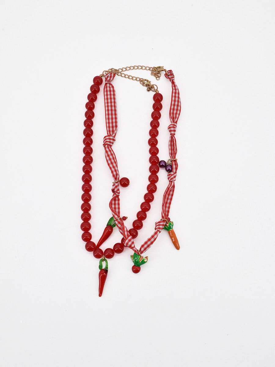 COLLAR ARTEMISA - ROJO 