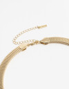 Collares Cortos Metal Collar Corto Cadena Snake - Dorado