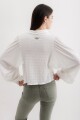 Camisa Aisling Blanco texturado