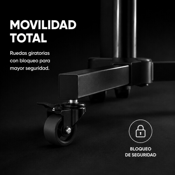 Soporte Movil Para Tv Con Ruedas De Pie Monitor 32 A 65 Soporte Movil Para Tv Con Ruedas De Pie Monitor 32 A 65