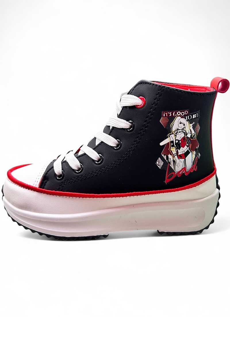 CALZADO DEPORTIVO HARLEY QUINN Negro