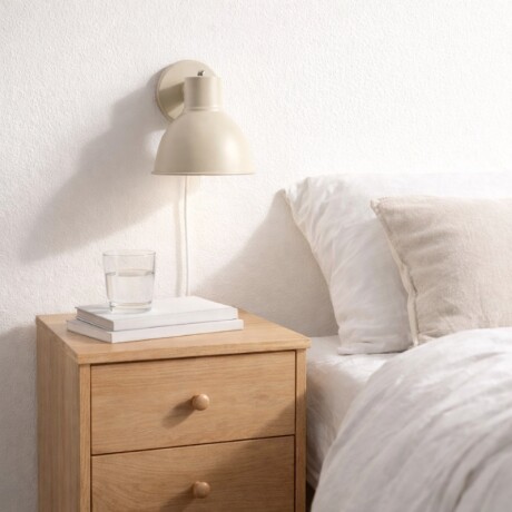 ARTEFACTO DECORATIVO DE PARED ALPHA Luminara de Pared Alpha Beige