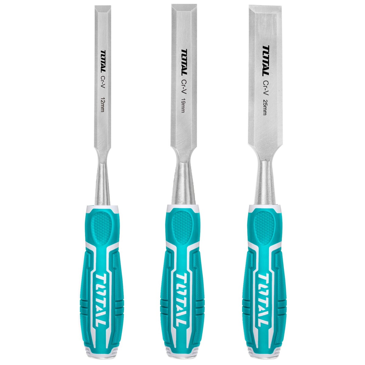 Set De 3 Formones Para Madera - Cromo Vanadio 