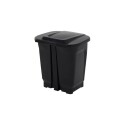 PAPELERA TACHO BASURA TRAMONTINA T-FORCE 25LTS NEGRO