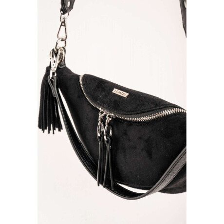 Cartera Gamuza Vegana Negro