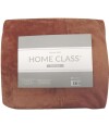 Frazada Flannel King Size Home Class 240 x 260 cm Terracota