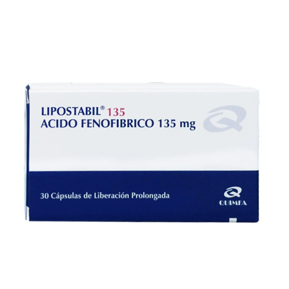 LIPOSTABIL 135 MG. CJ X 30 CÁPS.