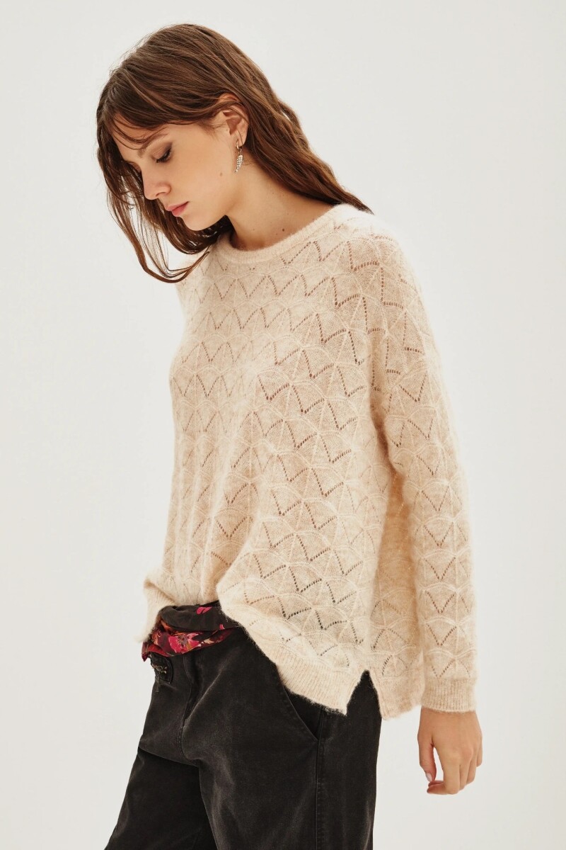 Sweater Cymade Vernet Crudo Melange