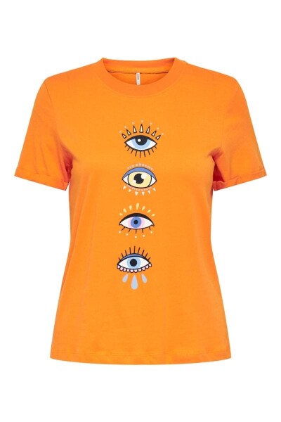 Camiseta Elis Estampa Sun Orange
