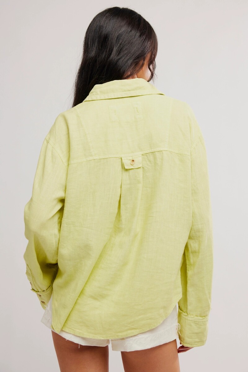 BLUSA LINEN LAUREL Amarillo