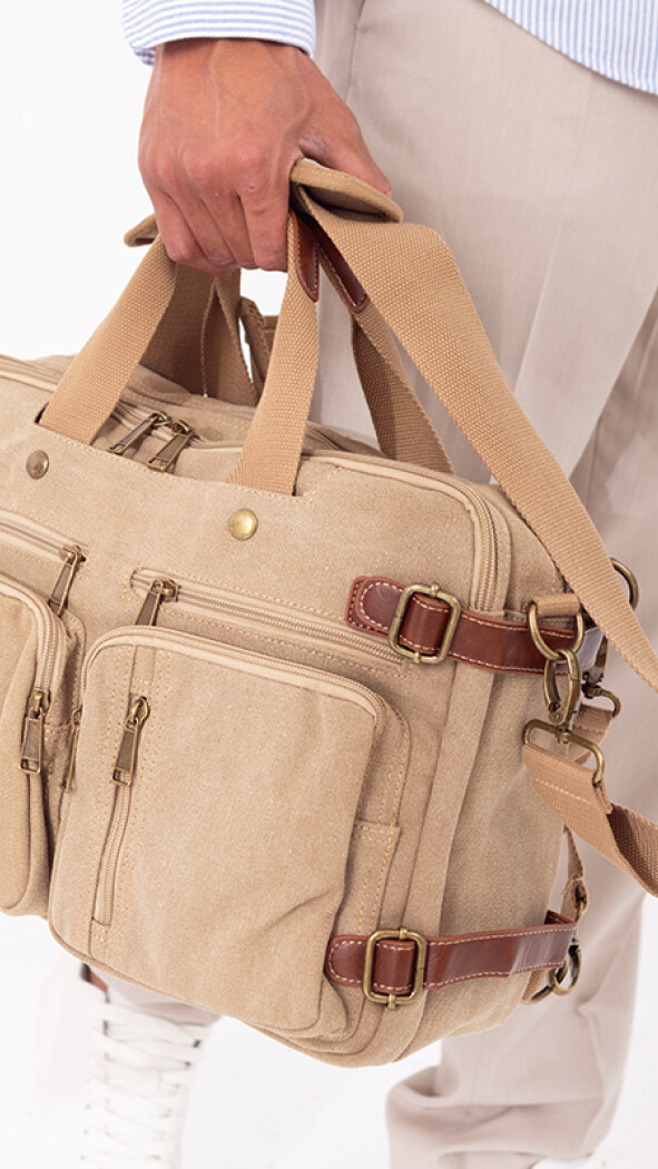 PORTA NOTEBOOK MOCHILA WORLD KAKI