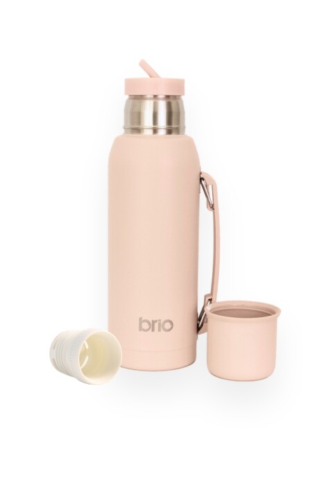 Termo 1 Litro Acero Inox brio Con Pico Cebador Durazno
