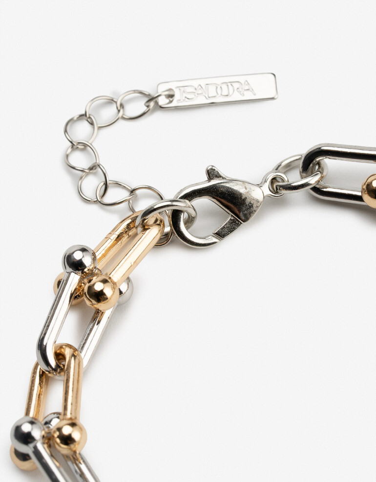 Pulseras Flexibles Metal Pulsera Flexible Metal Biplating - Dorado