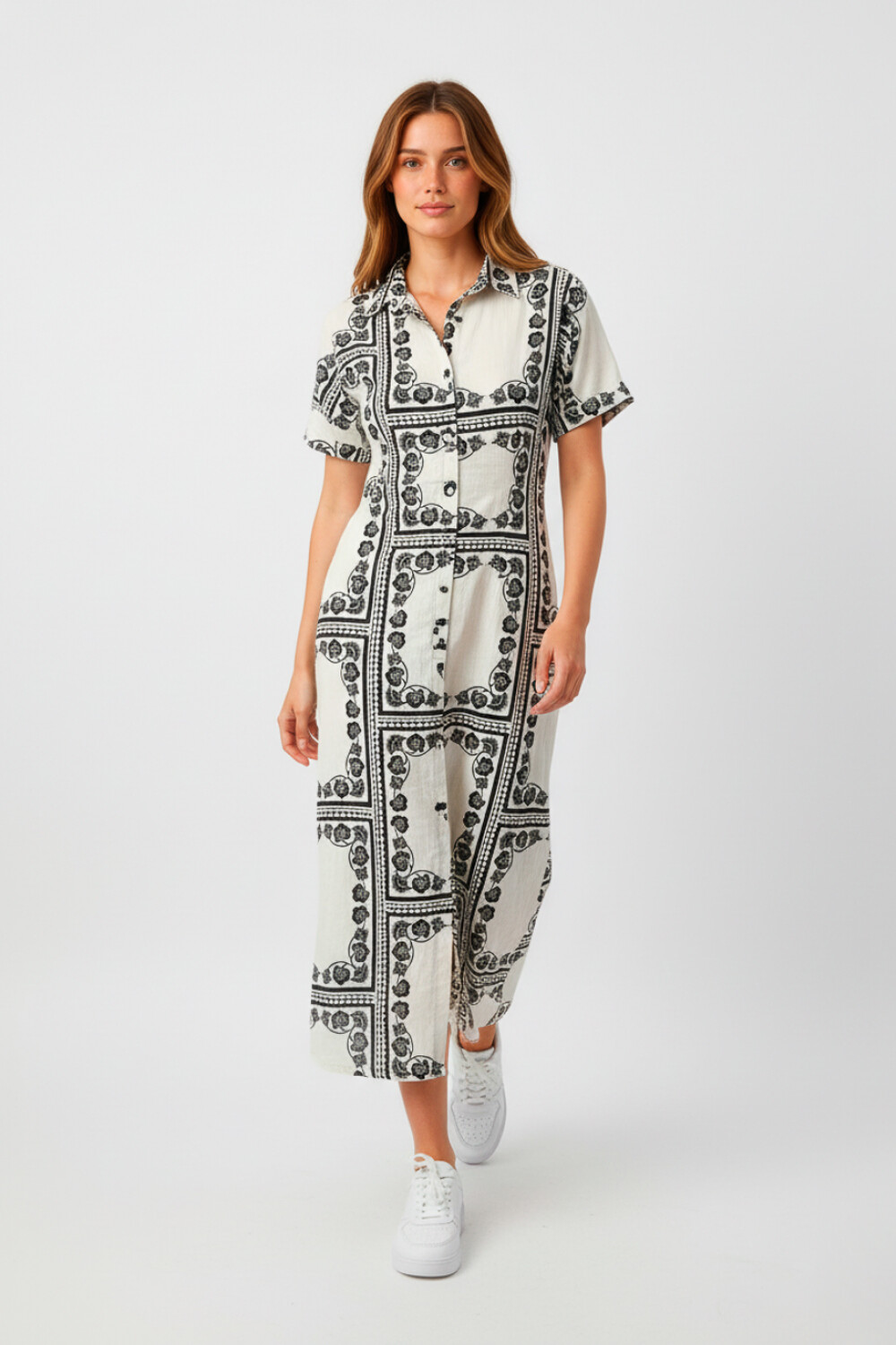 Vestido Atarea Estampado 1