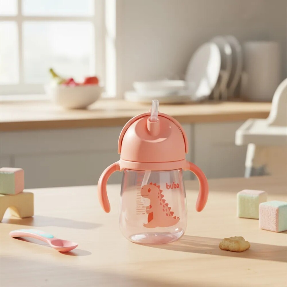 Vaso BUBA anticolico sorbito DINO dino rosa clasico