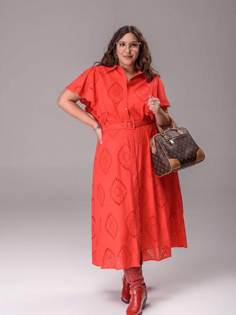 Vestido Magnolia Rojo