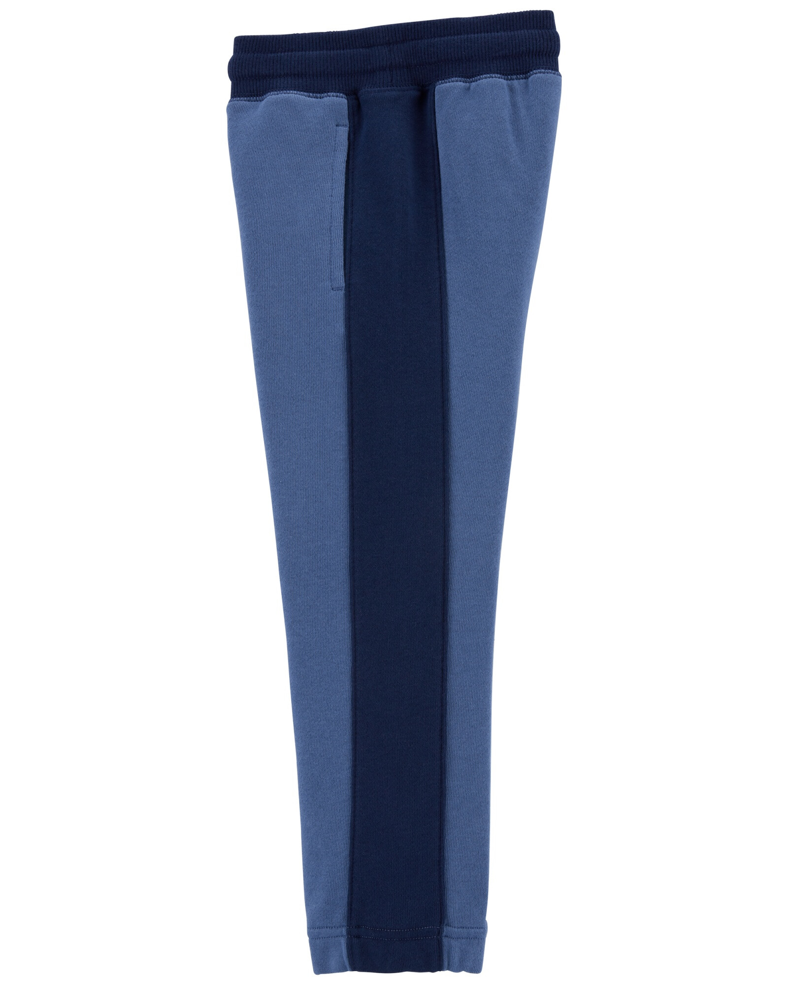 Pantalón de algodón con franja lateral Sin color