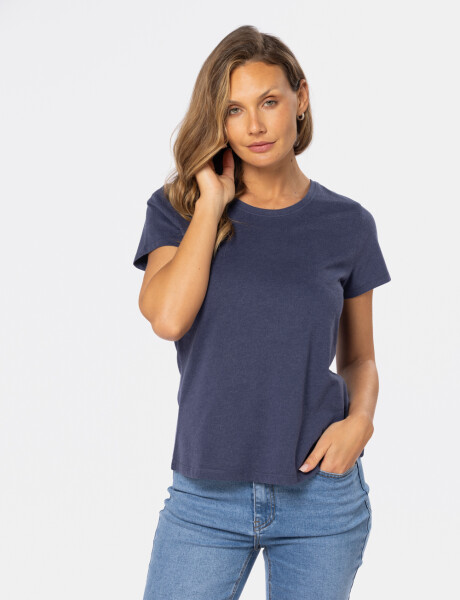 REMERA LISA Azul