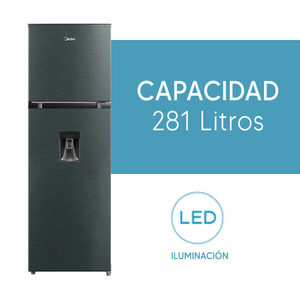 Heladera Midea Mdrt385mtr03w HELADERA MIDEA 281L MDRT385MTR03W INOX