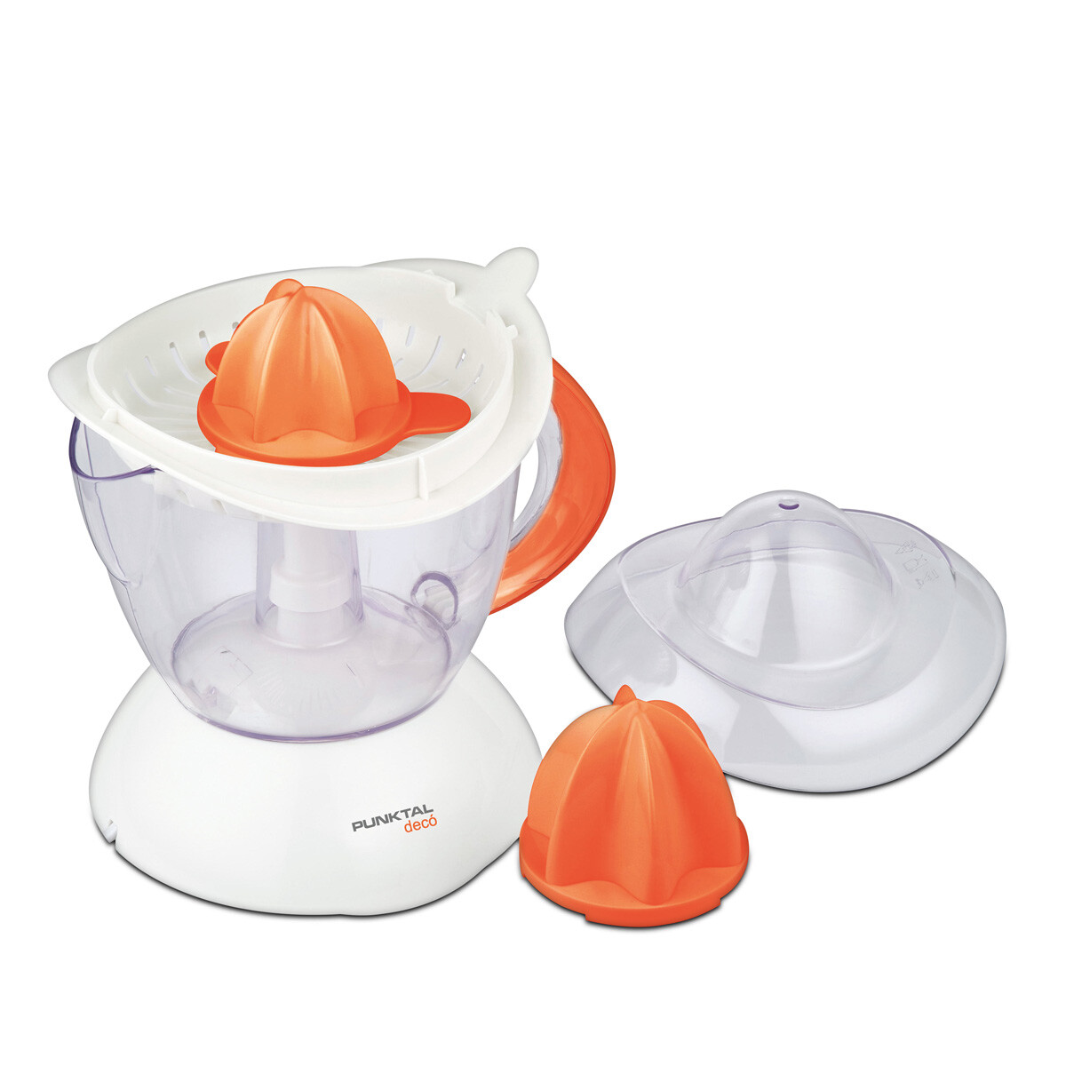 EXPRIMIDOR DE JUGOS PUNKTAL 2 CONOS 40W DOBLE SENTIDO DE GIRO F 