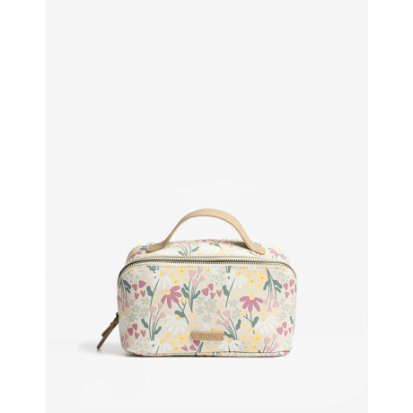 Portacosméticos Flores Estampado Flores