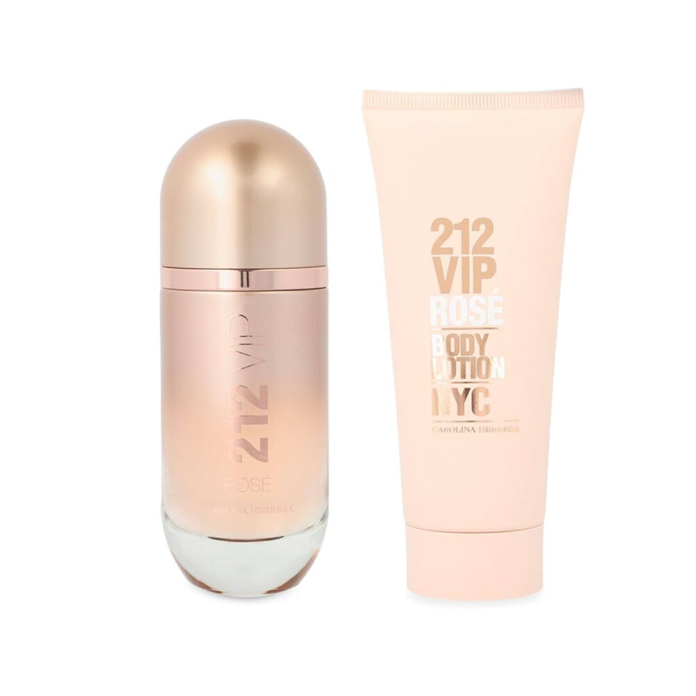 Carolina Herrera 212 VIP Rosé Estuche Eau de Parfum 80ml + Loción Corporal 100ml - Femenino Carolina Herrera 212 VIP Rosé Estuche Eau de Parfum 80ml + Loción Corporal 100ml - Femenino