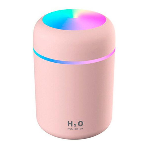 Difusor Aromatizador Vaporizador Humidificador Usb Led Variante Color Rosado