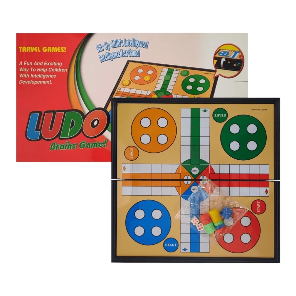 Juego de Mesa Ludo Magnético Clásico 