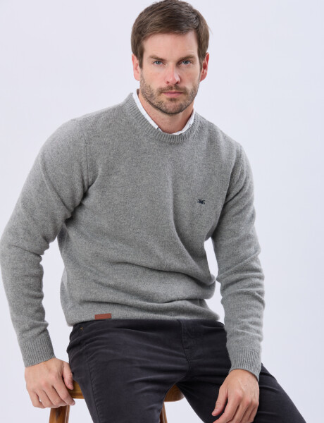 BUZO DE LANA Gris claro