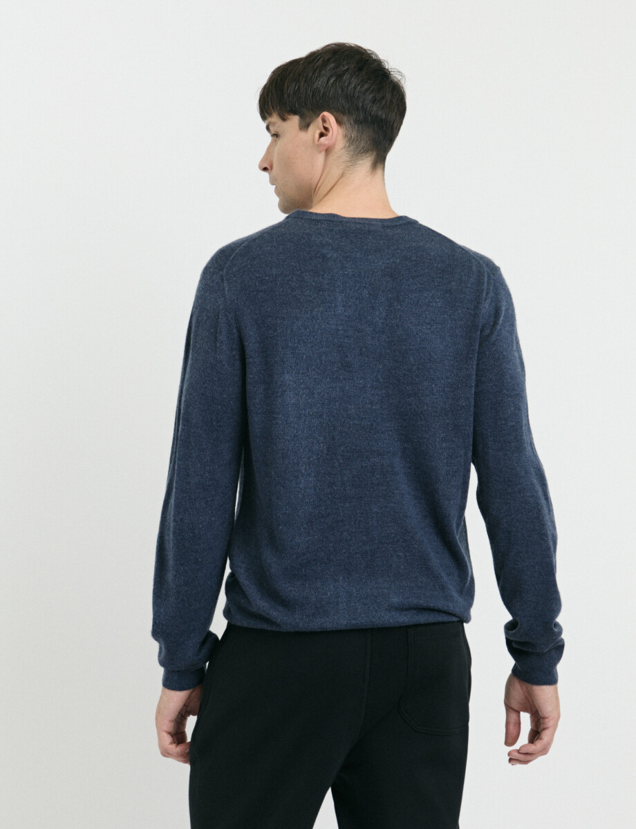 470413 SWEATER HARRINGTON URBAN Azul Melange