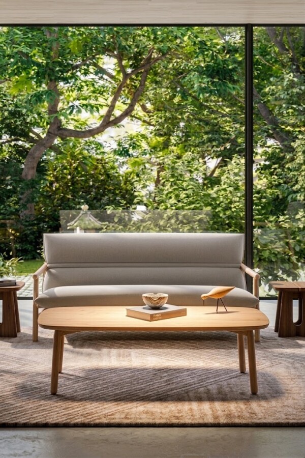 Mesa de centro May Roble